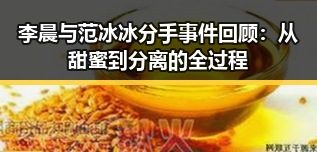 李晨与范冰冰分手事件回顾：从甜蜜到分离的全过程