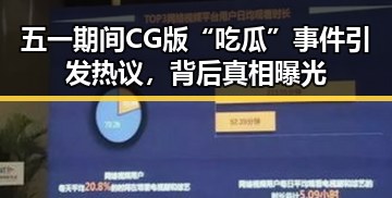 五一期间CG版“吃瓜”事件引发热议，背后真相曝光